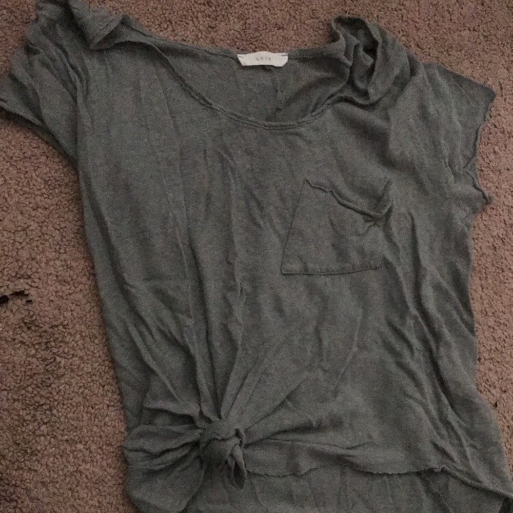 Green tie t shirt from lush